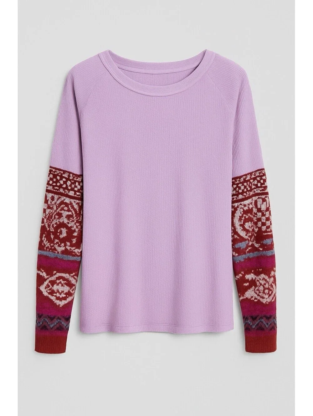 Free People Mixed Knit Thermal Boho Cottagcore Hippie Festival Nwt